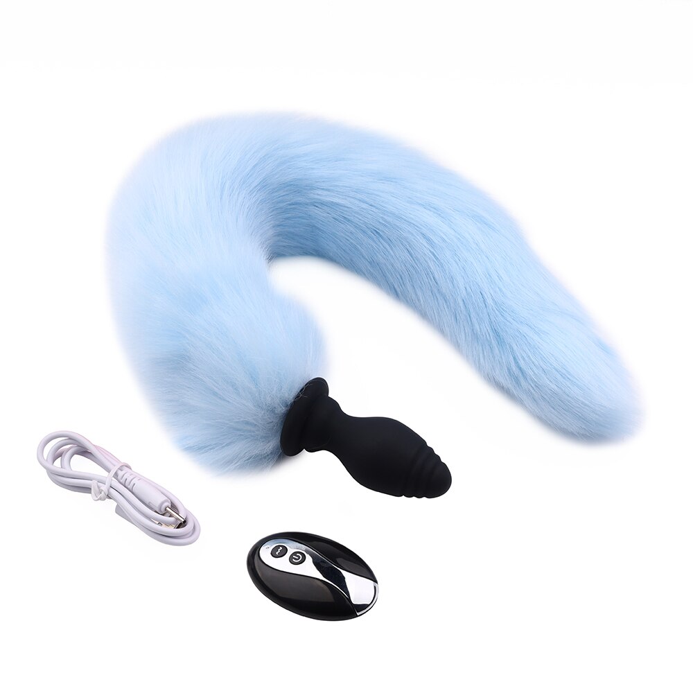 Vixen Vibrating Fox Tail Anal Plug