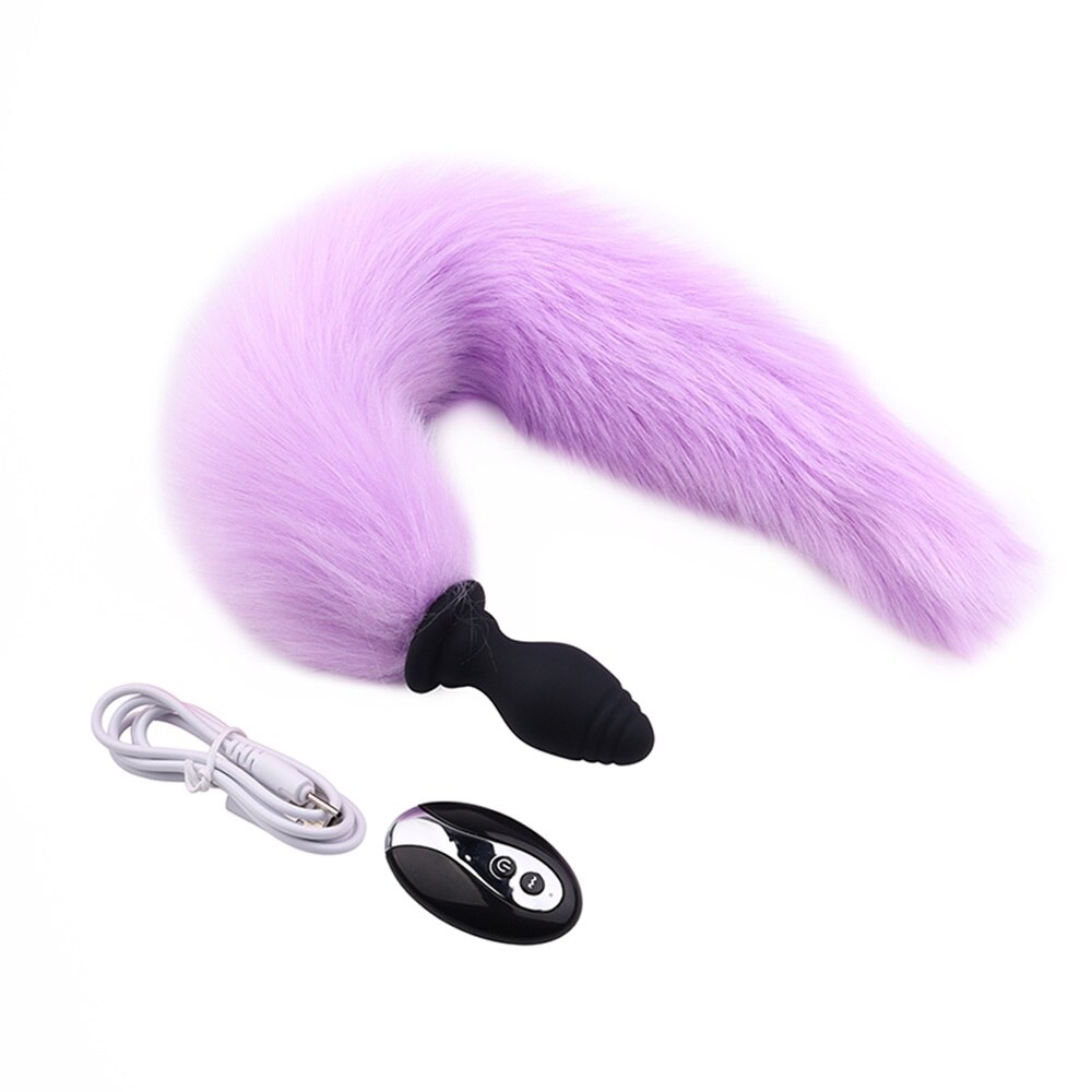 Vixen Vibrating Fox Tail Anal Plug