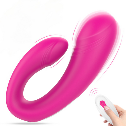 Heart Sweety Double Vibrator with Remote